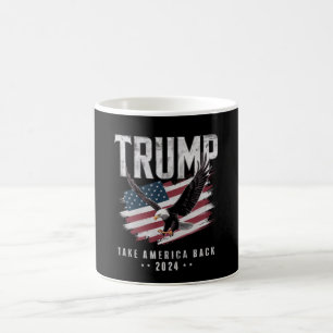 Trump Take America Back 2024 Wahl Vintage Kaffeetasse