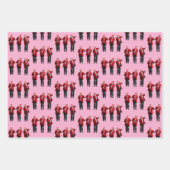 Trump tance Christmas Gift Wrap Geschenkpapier Set (Vorderseite)
