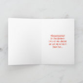 Trump Tantrum Birthday Card Karte (Innenseite)