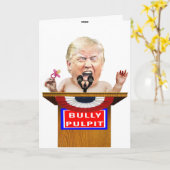 Trump Tantrum Birthday Card Karte (Gelbe Blume)