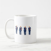 Trump Tanz 4. Juli Trump 2024 Kaffeetasse (Links)