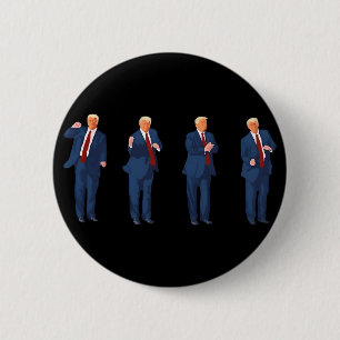 Trump-Tanz 4. Juli Trump 2025  Button