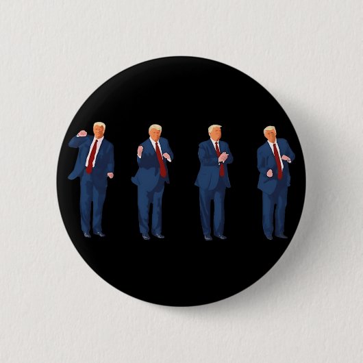 Trump-Tanz 4. Juli Trump 2025  Button (Vorderseite)