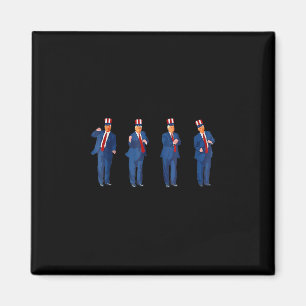 Trump Tanz 4. Juli Trump 2025 Magnet