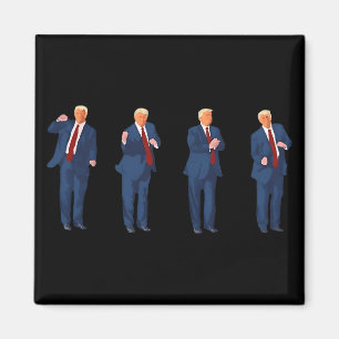 Trump Tanz 4. Juli Trump 2025  Magnet
