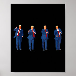 Trump Tanz 4. Juli Trump 2025 Poster