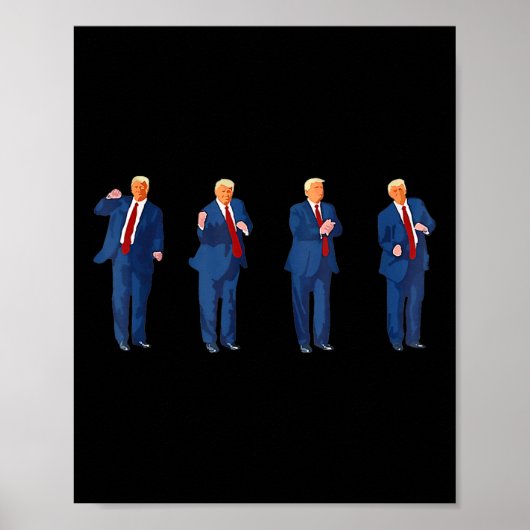Trump Tanz 4. Juli Trump 2025 Poster (Vorne)