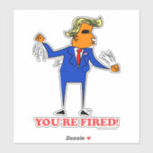 Trump-Tanz Aufkleber (Blatt)