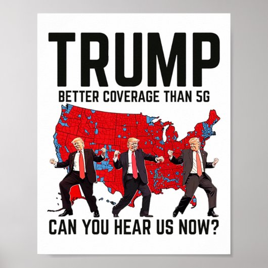 Trump-Tanz besser abdecken als 5g können Sie hören Poster (Vorne)