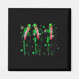 Trump-Tanz Trump 2024 zum St. Patricks Day Magnet