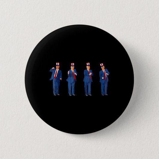 Trump Tänze 4. Juli Trump 2025 _1  Button (Vorderseite)