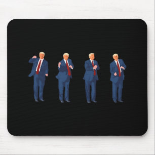 Trump Tanzt 4. Juli Trump 2025 Mousepad