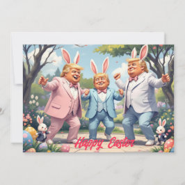 Trump tanzt zu Ostern Feiertagskarte