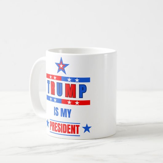 Trump-Tasse 2024 Kaffeetasse (Vorderseite Links)