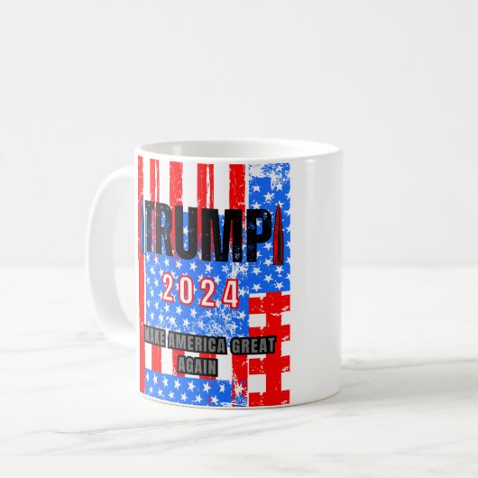 Trump-Tasse 2024 Kaffeetasse (Vorderseite Links)