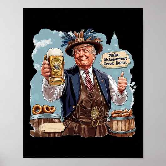 Trump-Tasse als Bier wieder großartig machen Poster (Vorne)