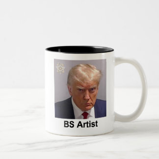 Trump-Tasse "BS Artist" Zweifarbige Tasse