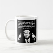 Trump-Tasse des Vaters Kaffeetasse (Links)