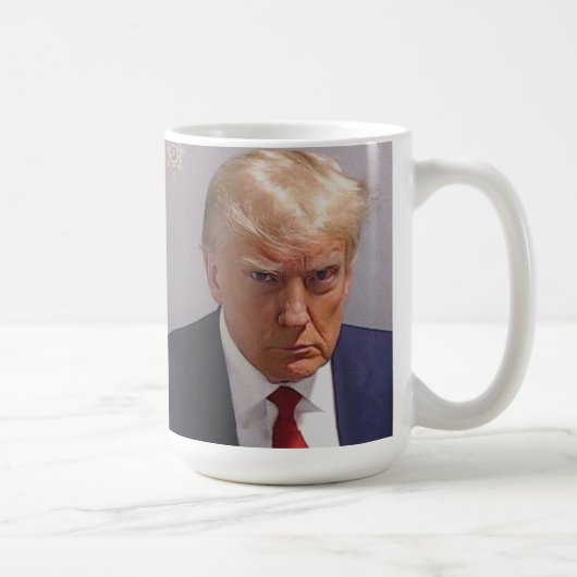 Trump-Tasse Mugshot 2024 Kaffeetasse (Rechts)