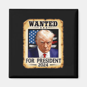 Trump Tasse schot für U.S. Gewollt Präsident 2024  Magnet