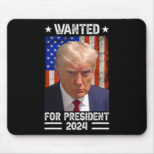 Trump Tasse schot für U.S. Gewollt Präsident 2024  Mousepad