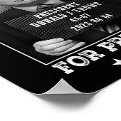 Trump Tasse schot für U.S. Gewollt Präsident 2024  Poster (Ecke)