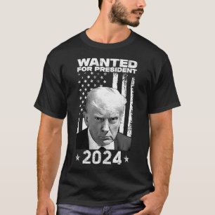 Trump Tasse schot für U.S. Gewollt Präsident 2024 T-Shirt