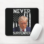 Trump Tasse Shot 2024 American Flag Women übergebe Mousepad (Mit Mouse)