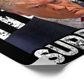 Trump Tasse Shot 2024 American Flag Women übergebe Poster (Ecke)