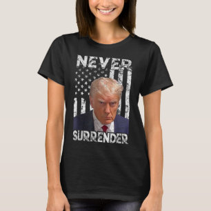 Trump Tasse Shot 2024 American Flag Women übergebe T-Shirt