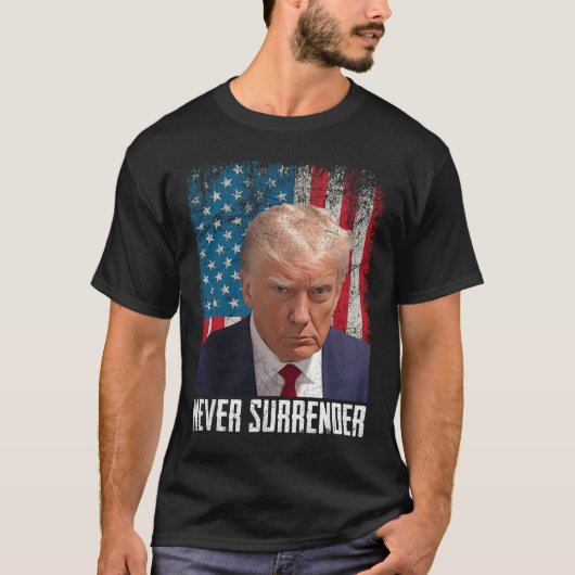 Trump Tasse Shot 2024 Präsident American F T-Shirt (Vorderseite)