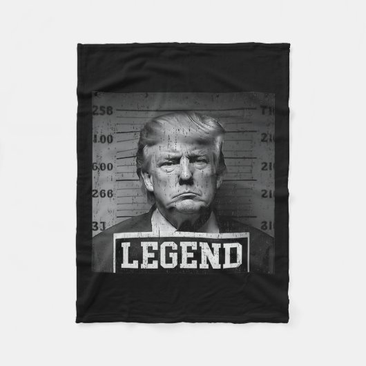 Trump Tasse Shot Fleecedecke (Vorderseite)