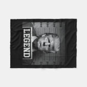Trump Tasse Shot Fleecedecke (Vorderseite (Horizontal))