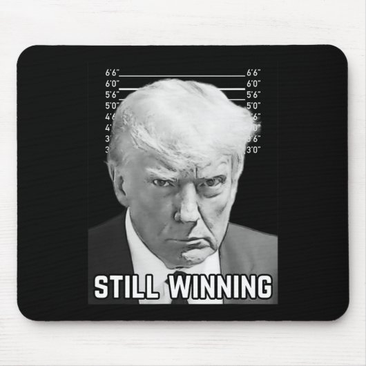 Trump Tasse Shot - immer noch Shirt gewinnen Mousepad (Vorne)