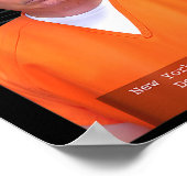 Trump Tasse Shot Range Jumpsuit Parody Behind Bars Poster (Ecke)