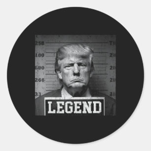 Trump Tasse Shot Runder Aufkleber