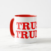 Trump-Tasse vertrauen Tasse (Vorderseite Links)