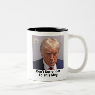 Trump-Tasse "Verzichte nicht auf diese Tasse" Zweifarbige Tasse