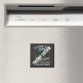 Trump Tea Garden Überraschungs-Party Block 2024 Magnet (In Situ (Geschirrspüler))
