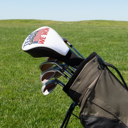 Trump - Team Garbage We Won Golf Headcover (In SItu)