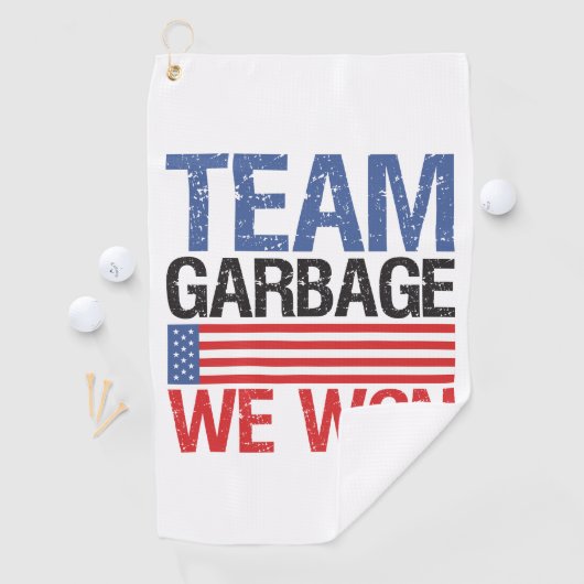 Trump - Team Garbage We Won Golfhandtuch (Insitu)