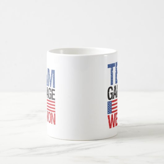 Trump - Team Garbage We Won Kaffeetasse (Mittel)