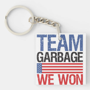 Trump - Team Garbage We Won Schlüsselanhänger