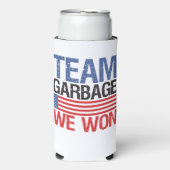 Trump - Team Garbage We Won Selters Dosenkühler (Seltzer Vorderseite)