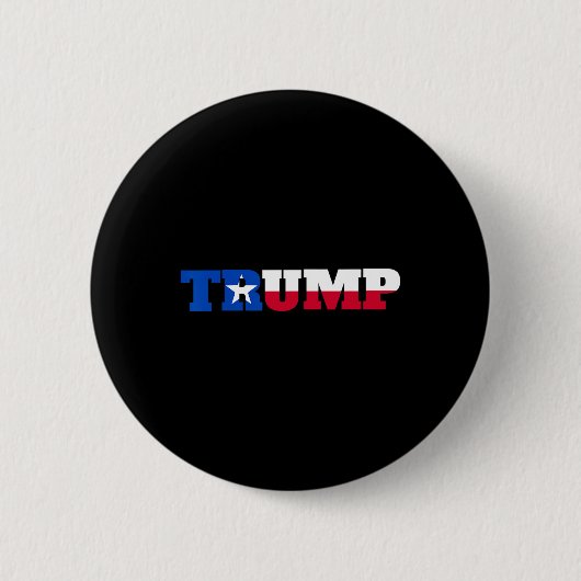 Trump Texans für Trump Button (Vorderseite)