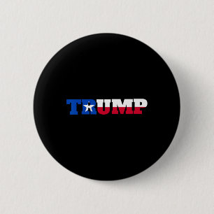Trump Texans für Trump Button