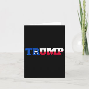 Trump Texans für Trump Karte