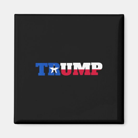 Trump Texans für Trump Magnet (Vorne)