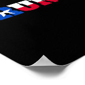 Trump Texans für Trump Poster (Ecke)