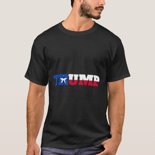 Trump Texans für Trump T-Shirt (Vorderseite)